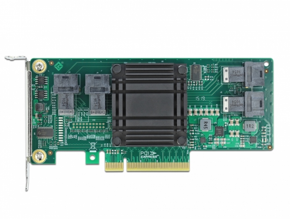 Imagine PCI Express cu 4 x SFF-8643 NVMe - Low Profile Form Factor, Delock 90439